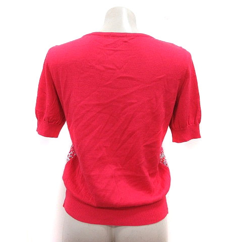【美品】MACKINTOSH PHILOSOPHY 5部袖ニット 38 セール】 Cleric Collar Knit ワイドフィット(七分袖) （ニット