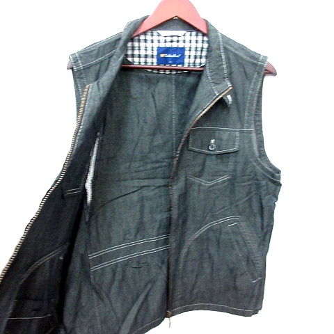 descendant リバーシブルベスト　ネイビー ジップアップベスト descendant リバーシブルベスト ネイビー ジップアップベスト