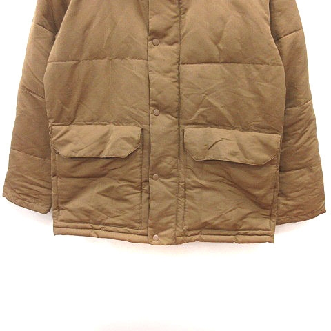 ビームスハート BEAMS HEART 中綿ジャケット 総裏地 フード S ベージュ /MS メンズ