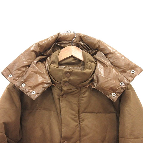 ビームスハート BEAMS HEART 中綿ジャケット 総裏地 フード S ベージュ /MS メンズ