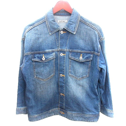 ニコアンド Niko and.. デニムジャケット Gジャン ジージャン 青