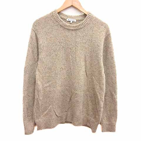 グローバルワーク GLOBAL WORK ニット セーター 長袖 M ベージュ /YK