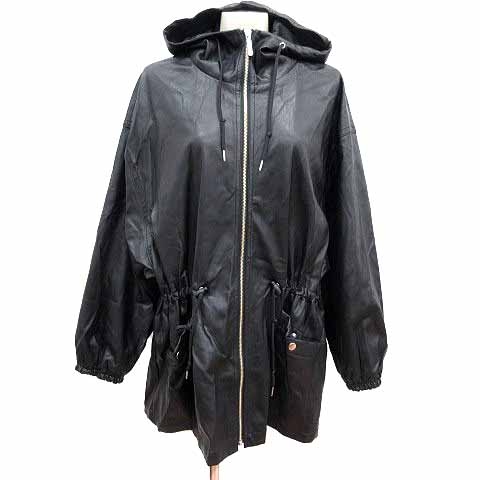 ジーナシス JEANASIS フェイクレザージャケット 合成皮革 ジップアップ