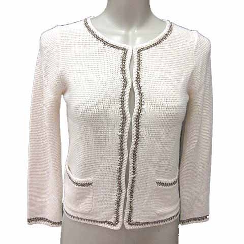 JUSGLITTY ジャスグリッティー カーディガン M ファーリージャケット