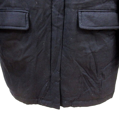 イエナ IENA ダウンコート フード ウール 38 M 紺 ネイビー /MN レディース