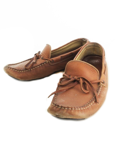 ユナイテッドアローズ United Arrows 靴 シューズ ドライビング ローファー モカシン レザー 茶 ブラウン Ck4 メンズ 198 ベクトルパーク