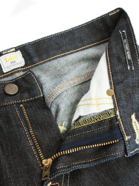 リー LEE 101 パンツ デニム ジーンズ テーパード 27 黒
