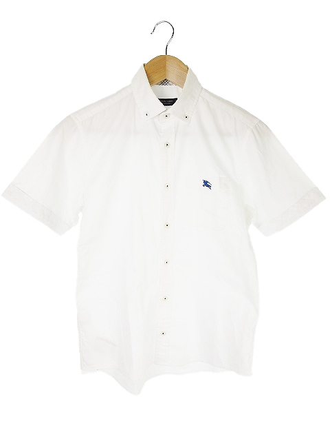 バーバリーブラックレーベル BURBERRY BLACK LABEL シャツ ボタン 