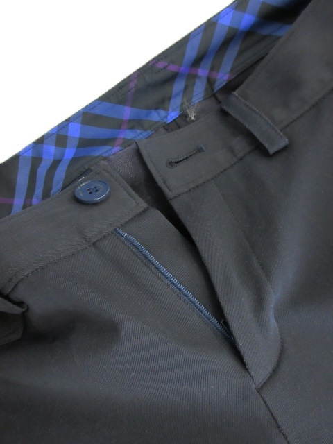 【新品タグ付き】BURBERRY GOLF S スラックス ストレッチ ゴルフ バーバリーゴルフ BURBERRY GOLF スラックス パンツ センター