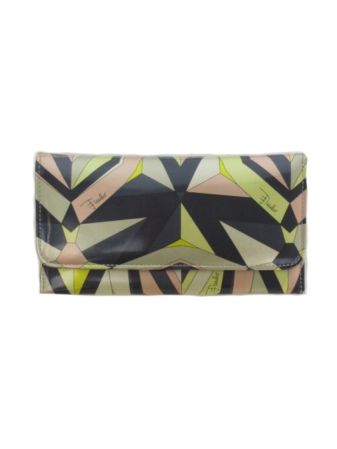 エミリオプッチ Emilio Pucci 財布 長財布 二つ折り 小銭入れ 総柄 ゴールド Ao2 レディース 198 ベクトルパーク