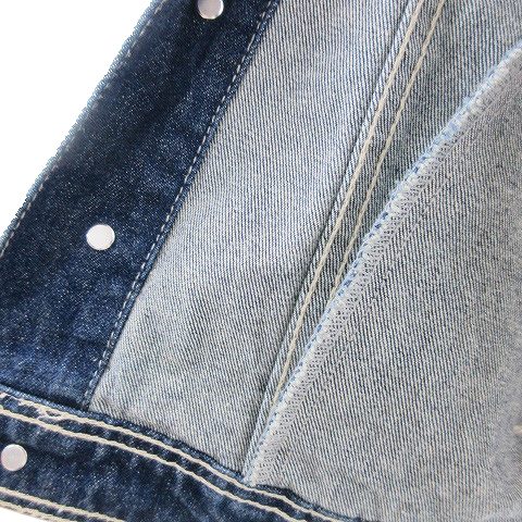 レトロガール Retro Girl ジャケット デニム Gジャン ジージャン オーバーサイズ M 青 ブルー Ah11 レディース 198 ベクトルパーク