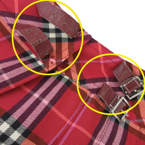 バーバリーブルーレーベル BURBERRY BLUE LABEL スカート ミニ 台形