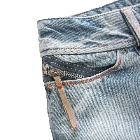 ディーゼル DIESEL スカート ミニ 台形 デニム マイクロミニ 25 青