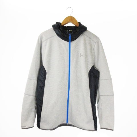アンダーアーマー ジャケット パーカー ジップアップ LG L 黒 ブラック UNDER ARMOUR アンダーアーマー 裏起毛 パーカー ジップアップパーカ