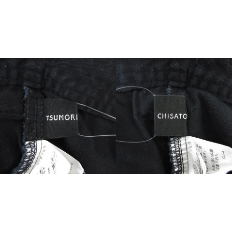ツモリチサト TSUMORI CHISATO パンツ サルエル 切替 1 黒