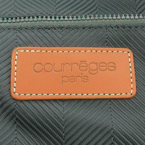 クレージュ　Courrèges ボストンバッグ ハンドバッグ でかロゴ 大容量 COURREGES クレージュ Reedition ロゴ ボーリング Bag バッグ