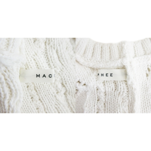 マカフィー Macphee トゥモローランド ビスチェ ニット レースアップ S 白 ホワイト Ao6 レディース 198 ベクトルパーク マカフィー Macphee トゥモローランド ビスチェ ニット レースアップ S 白 ホワイト Ao6 レディース 198 ベクトルパーク