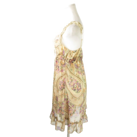 アクシーズファム Axes Femme ワンピース キャミ ミニ ウエストマーク 総柄 M ベージュ Mn3 レディース 198 ベクトルパーク