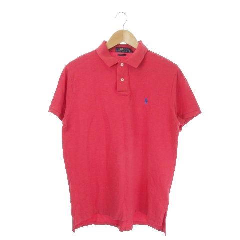 ポロ ラルフローレン Polo Ralph Lauren ポロシャツ 半袖 ワンポイト L 赤 レッド Mn9 メンズ 198 ベクトルパーク