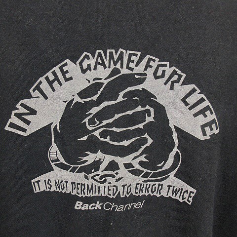 バックチャンネル BACK CHANNEL トレーナー スウェット クルーネック