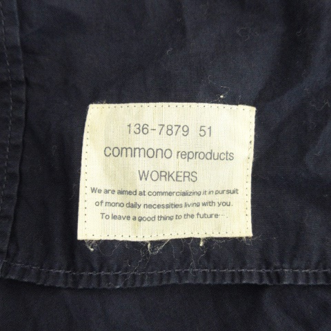 コモノリプロダクツワーカーズ COMMONO reproducts WORKERS CRW シャツ 