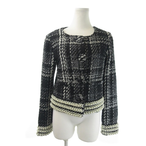 未使用品 デイライルノアール Delyle NOIR ジャケット ノーカラー 長袖  