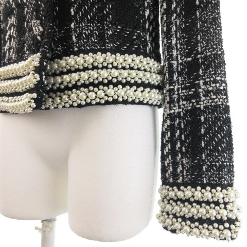 未使用品 デイライルノアール Delyle NOIR ジャケット ノーカラー 長袖  