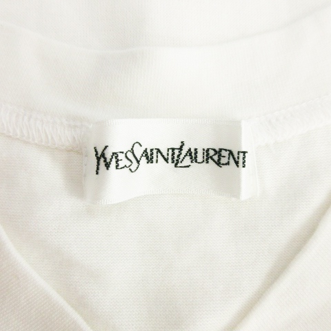 イヴサンローラン YVES SAINT LAURENT Tシャツ カットソー Vネック 