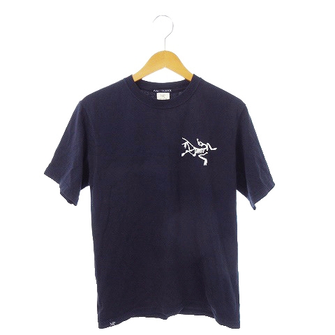 アークテリクス Arc Teryx Tシャツ ラウンドネック 半袖 ロゴ S 紺 ネイビー Ah16 メンズ 198 ベクトルパーク