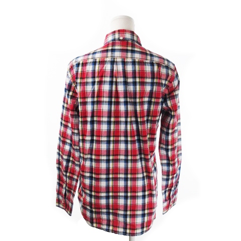 ユニオンステーション Union Station シャツ ボタンダウン 長袖 チェック 02 赤 レッド Ao12 レディース 198 ベクトルパーク