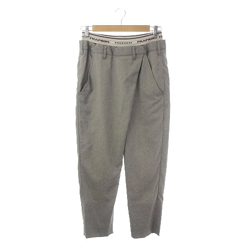 フラボア FRAPBOIS パンツ スラックス テーパード ウエストゴム ウール  
