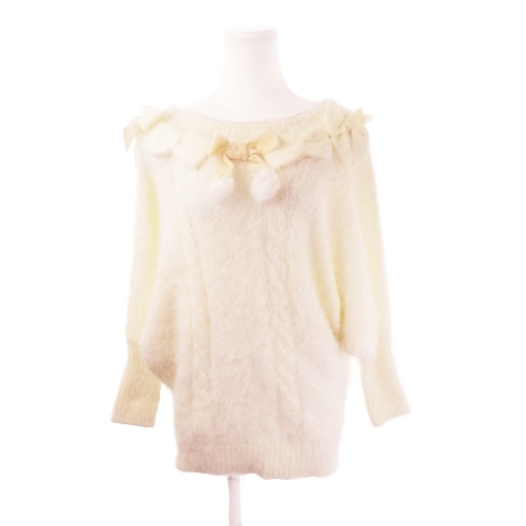 未使用品 リズリサ LIZ LISA ニット セーター ラウンドネック 長袖  