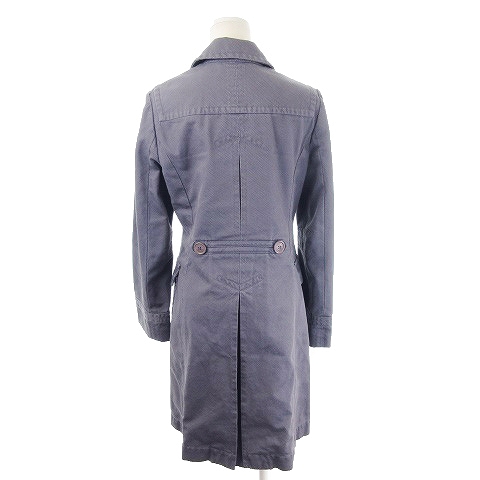 マークジェイコブス MARC JACOBS コート ステンカラー ロング 4 青