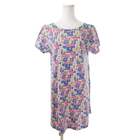 プードゥドゥ Pou Dou Dou ワンピース ミニ 半袖 花柄 M マルチカラー Ao3 レディース 198 ベクトルパーク