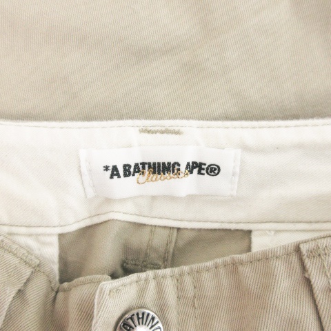 A BATHING APE チノパン XXS A BATHING APE チノパン ONE POINT LOOSE FIT CHINO PANTS M