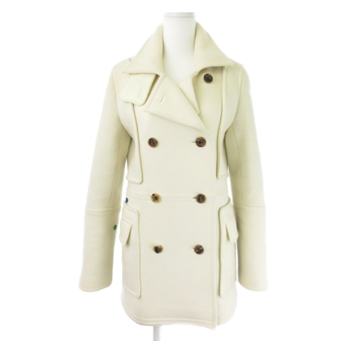 ビーティングハート Beating Heart Pコート ピーコート ロング ウール アンゴラ混 白 アイボリー Ki16 レディース 198 ベクトルパーク