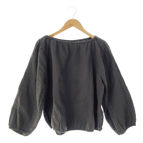 ザラ Zara Kids ブラウス ラウンドネック 長袖 ガールズ 女の子 13 14 チャコールグレー Ah3 キッズ 198 ベクトルパーク