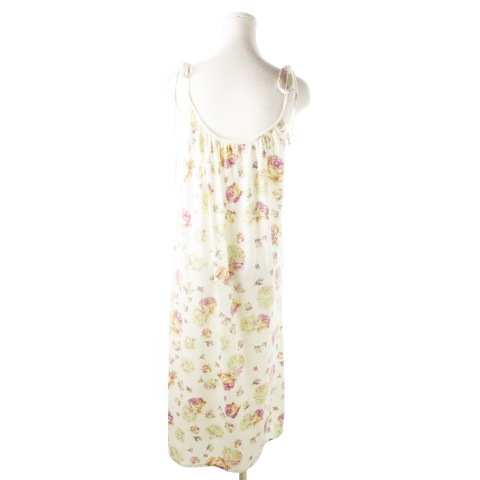 ジェラートピケ Gelato Pique ルームウェア ワンピース キャミワンピ ロング 花柄 F ベージュ Ao1 レディース 198 ベクトルパーク