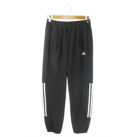 adidas /黒 /サイドライン /M /ナイロンパンツ /スポーツ /作業着 アディダス adidas パンツ ジャージ ナイロン サイドライン ロゴ