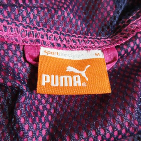 PUMA - 未使用　PUMAゴルフ　薄手　ウインドウブレーカー　M ピンク 未使用品 プーマ PUMA ジャケット ウインドウブレーカー ジップ