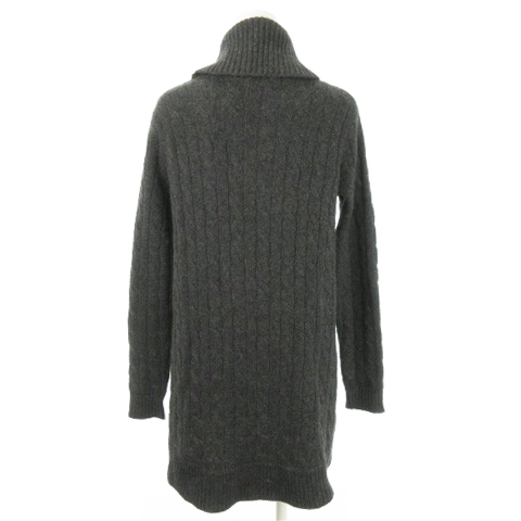 Ralph Lauren グレー ニットカーディガンカシミアショールカラー