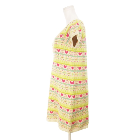 結婚式にBanner Barret イエローチュニック　　新品未使用品 バナーバレット Banner Barrett チュニック ワンピース ニット