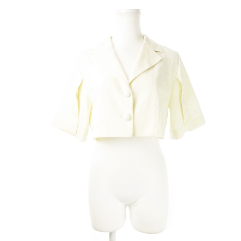 美品！【2025SS】リネンエアリージャケット 38サイズ ホワイト 白 美品！【2025SS】リネンエアリージャケット 38サイズ ホワイト