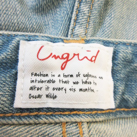 アングリッド UNGRID パンツ デニム ジーンズ テーパード