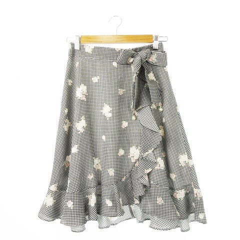 ロディスポット LODISPOTTO スカート フレア ひざ丈 ラッフル フリル  