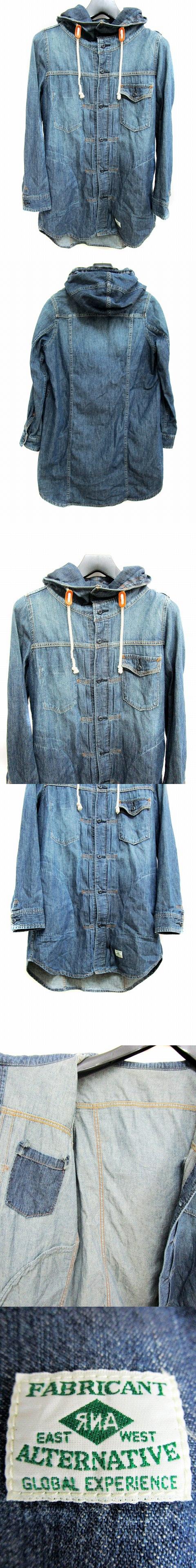 ジャケット カバーオール デニム M 青 ブルー