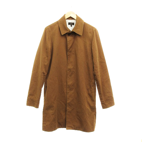 A.P.C. アーペーセー ステンカラーコート ブラウン メンズ