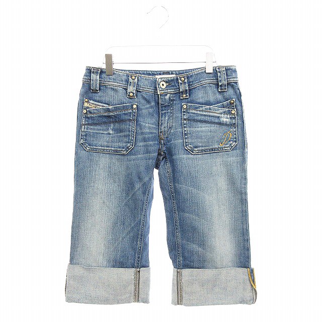 ディーゼル Diesel パンツ デニム ジーンズ ハーフ Keate S ロールアップ 27 青 ブルー Hh メンズ 0 ベクトルパーク ディーゼル Diesel パンツ デニム ジーンズ ハーフ Keate S ロールアップ 27 青 ブルー Hh メンズ 0 ベクトルパーク