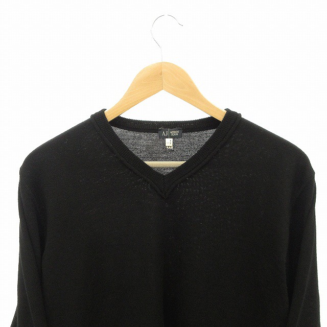アルマーニ ジーンズ ARMANI JEANS ニット セーター 長袖 Vネック 