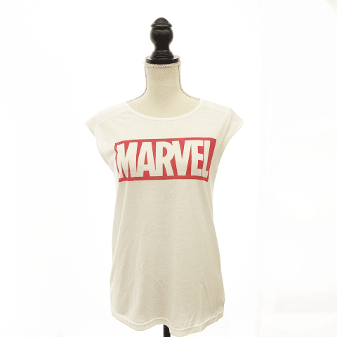 セシルマクビー Cecil Mcbee Tシャツ カットソー フレンチスリーブ クルーネック プリント M 白 ホワイト Ik レディース 0 ベクトルパーク